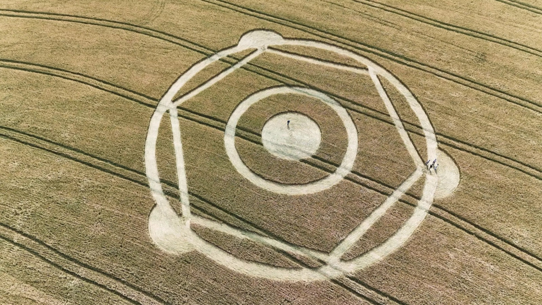 Marca misteriosa volta a aparecer em plantação no Oeste de SC