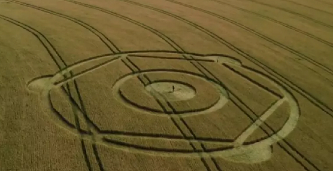 Ufólogo revela detalhes sobre marca misteriosa em SC; agroglifo é verdadeiro ou falso?