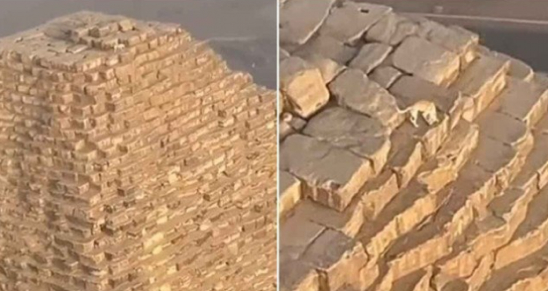 Cachorro é flagrado no topo de pirâmide do Egito; veja vídeo