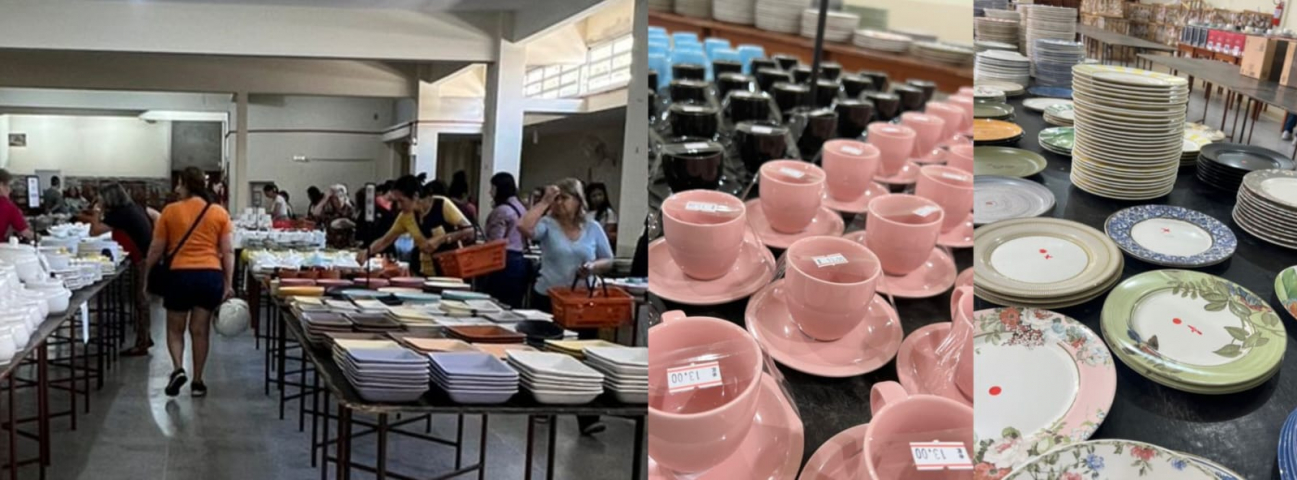 Expo Louças vai até sexta (18) em apoio solidário ao GRAARC