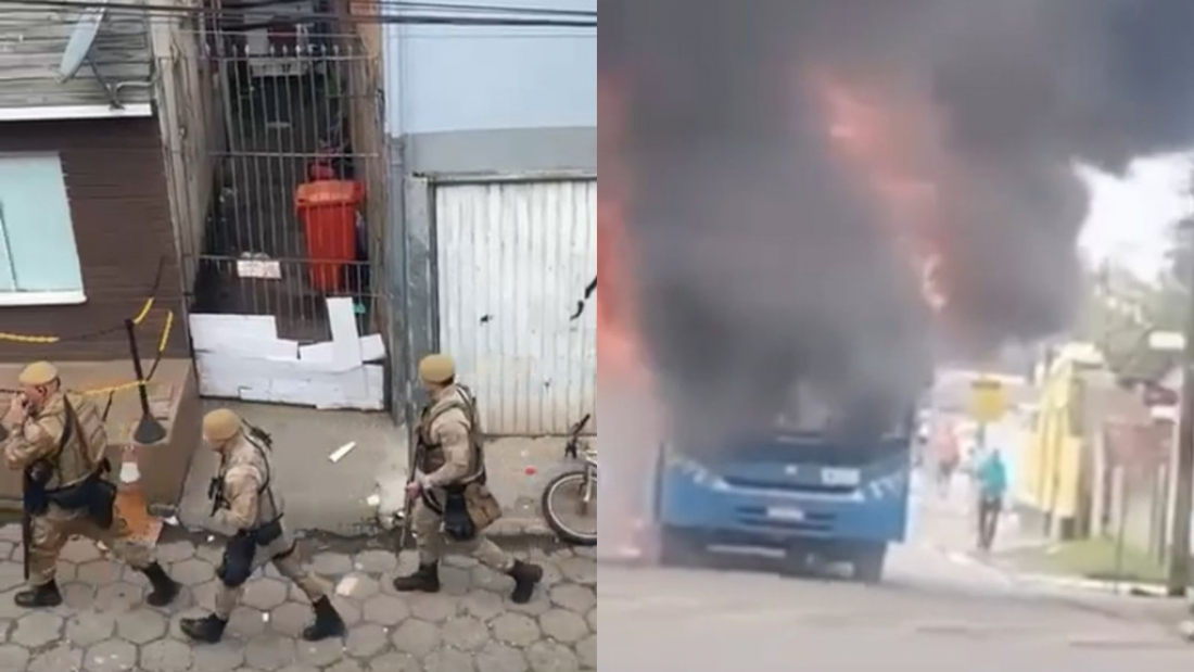 Operação massiva da polícia prende criminosos após ataques em Florianópolis