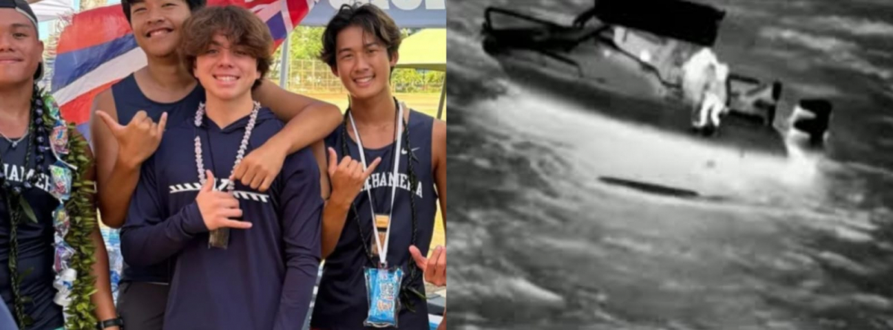 Jovem de 17 anos é resgatado depois de 11 horas à deriva no Oceano Pacífico