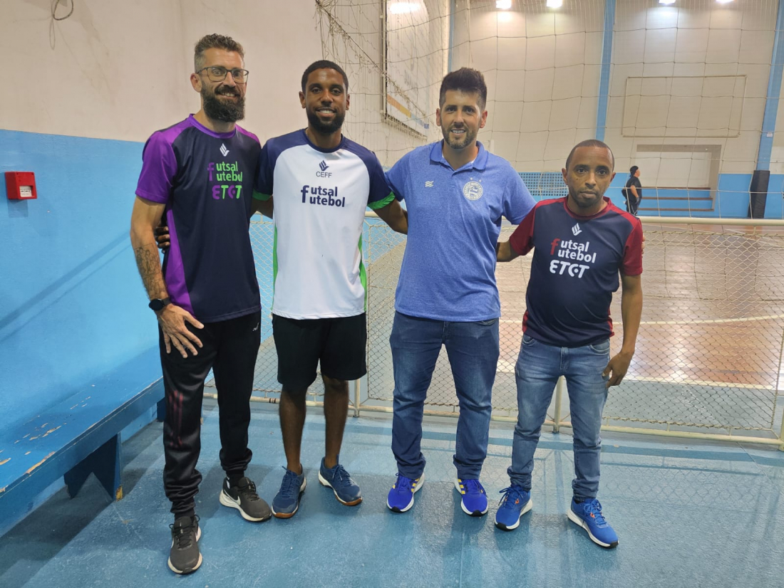 Avaliador do Grupo City acompanha atletas do CEFF para atuar no Bahia