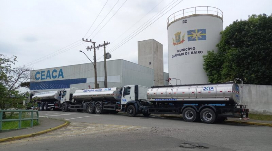 Abastecimento de água começa a se normalizar em Capivari de Baixo 