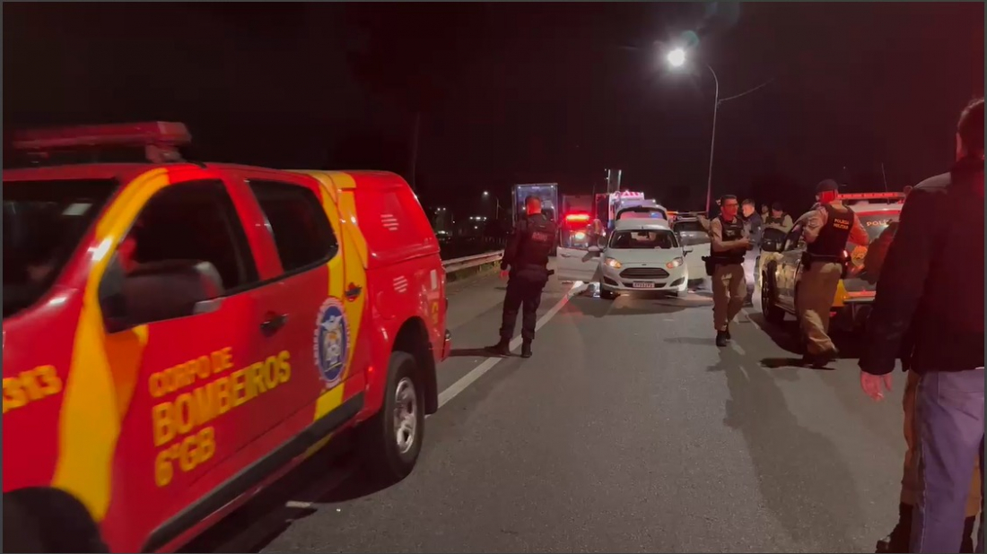 Sequestro de bebê e criança em SC tem fuga ao Paraná, tiro no pneu e prisão