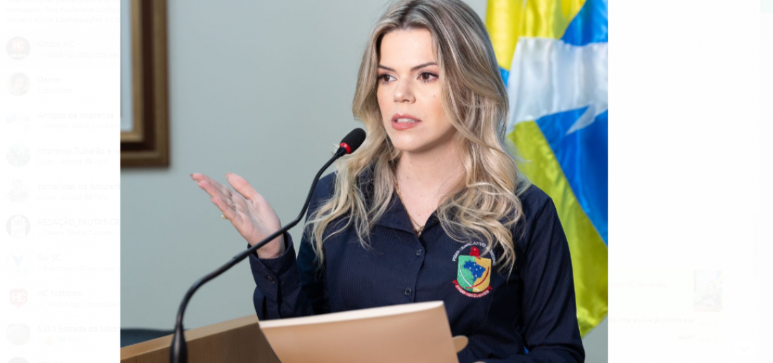 Vereadora Bia Alves apresenta dois projetos de lei para transparência e segurança em Capivari de Baixo