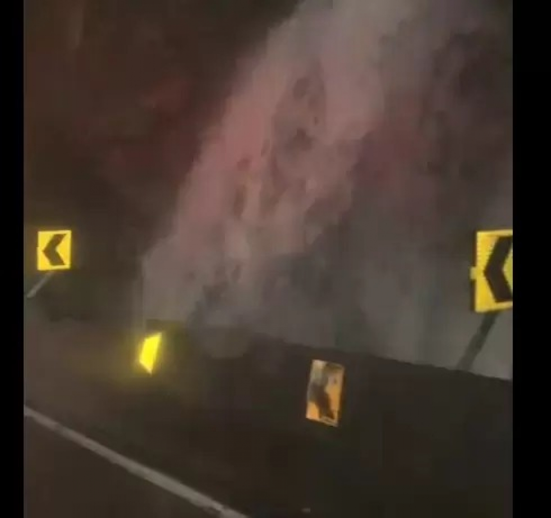 SC: fortes chuvas formam cachoeiras na Serra do Rio do Rastro
