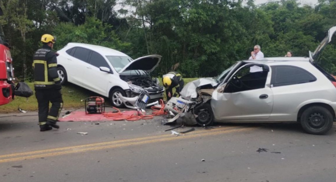 Em SC: Casal sofre acidente grave após fugir de motel sem pagar 