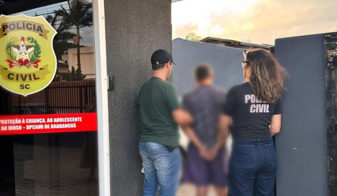 Pai de santo é preso em Gravatal por estupro de vulnerável contra o enteado de oito anos