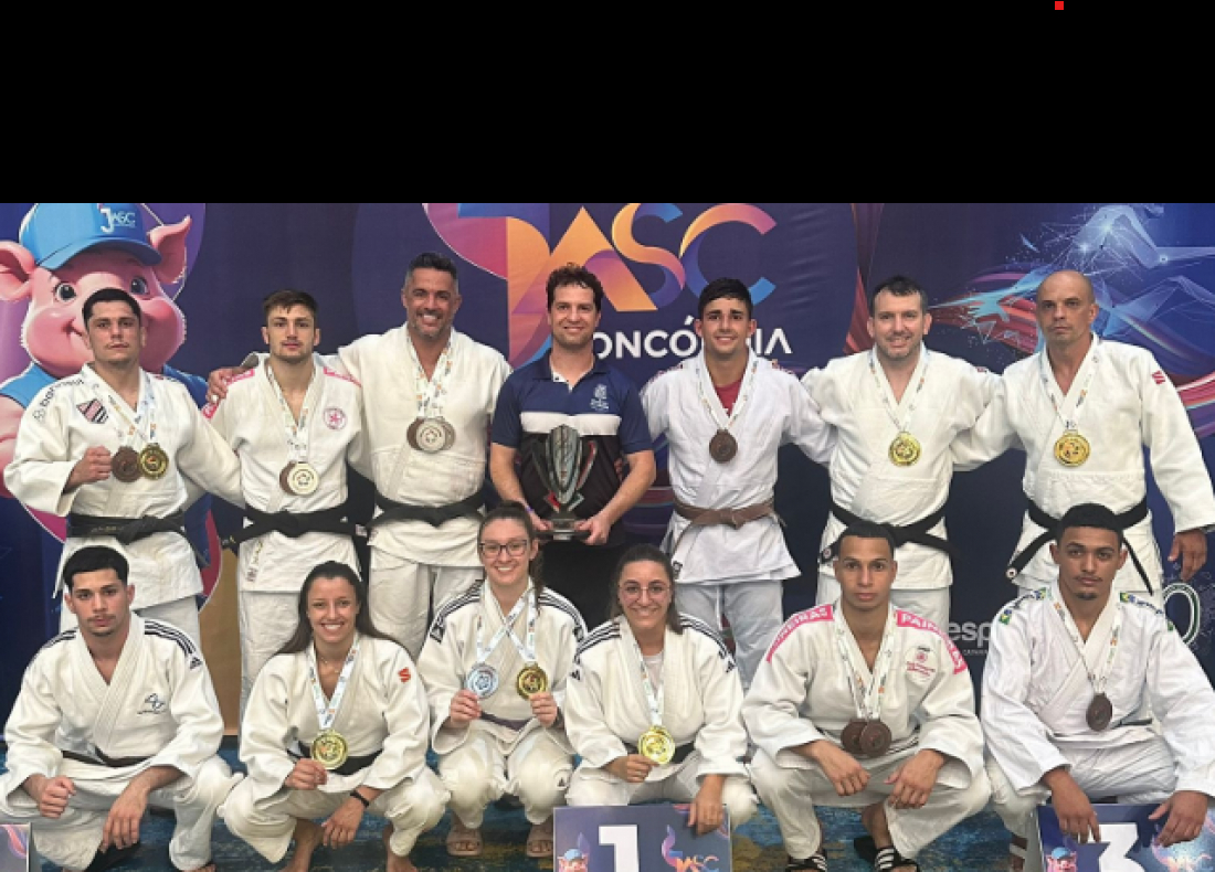 Judô de Tubarão é vice-campeão geral masculino dos Jogos Abertos de Santa Catarina