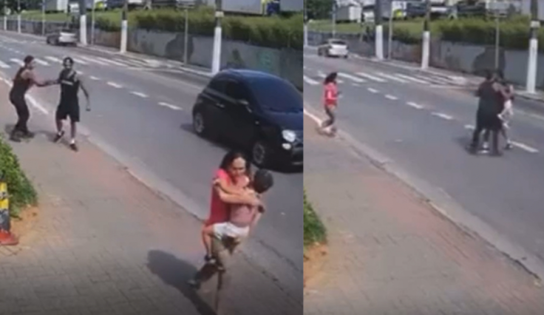(Vídeo) Homem tenta raptar criança da mão de babá na zona norte de SP