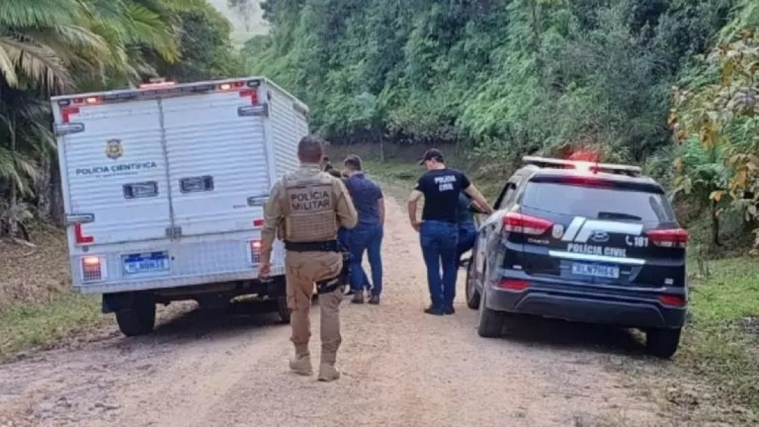 SC: esposa e amante são presos por suspeita de estrangular e carbonizar policial