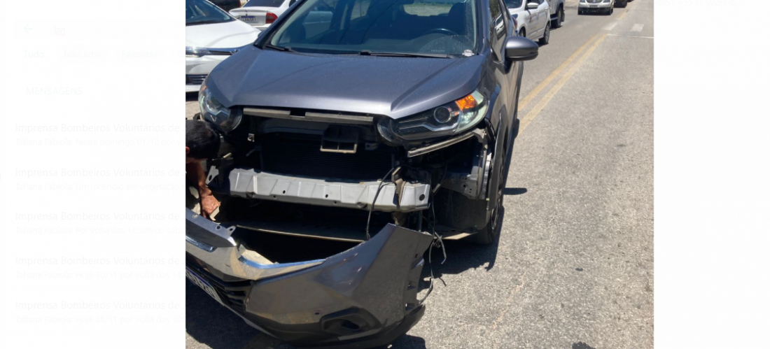 Colisão entre carro e moto deixa dois feridos em Jaguaruna