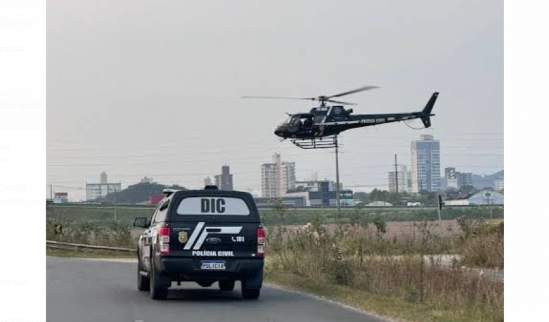Atualização: Sete presos em operação contra facção criminosa em Tubarão; três seguem foragidos