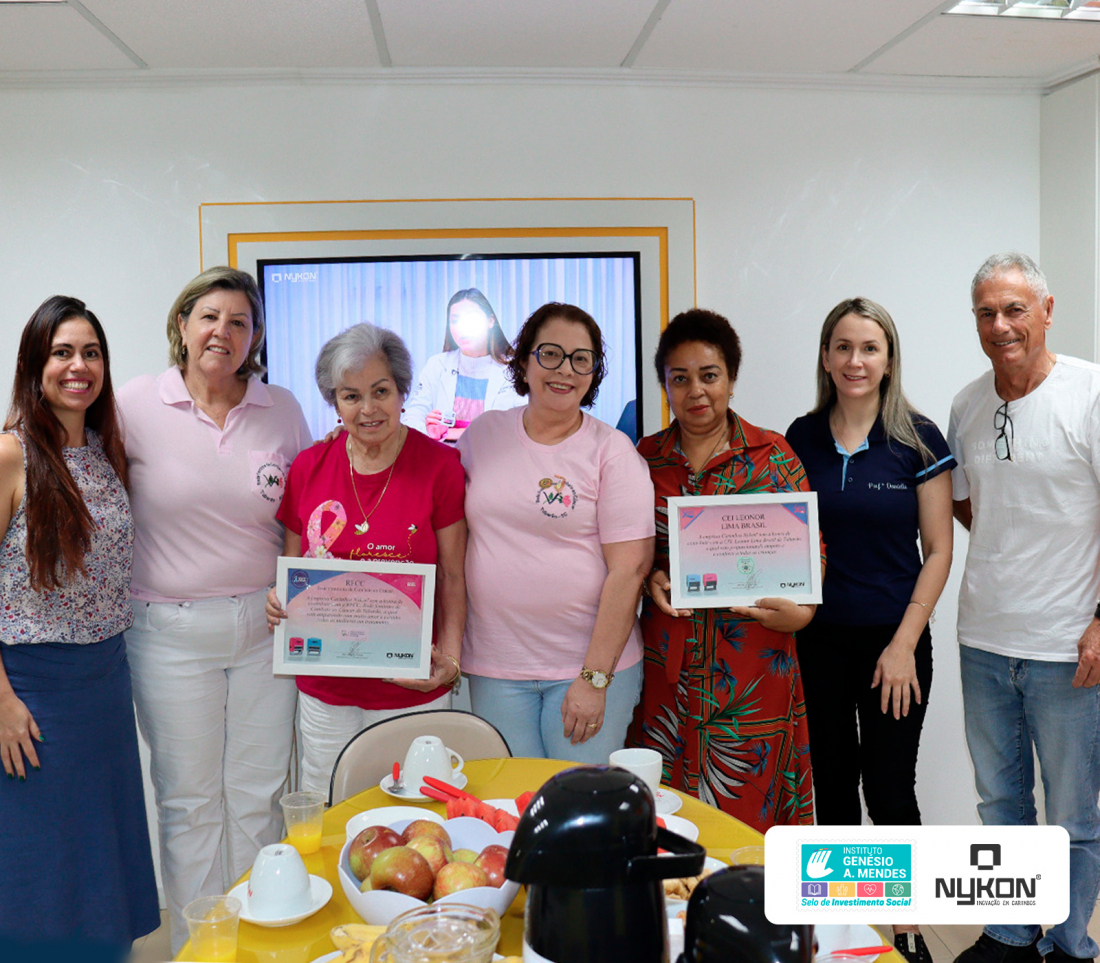 Outubro Rosa e Novembro Azul: Carimbos Nykon se veste de solidariedade e engajamento