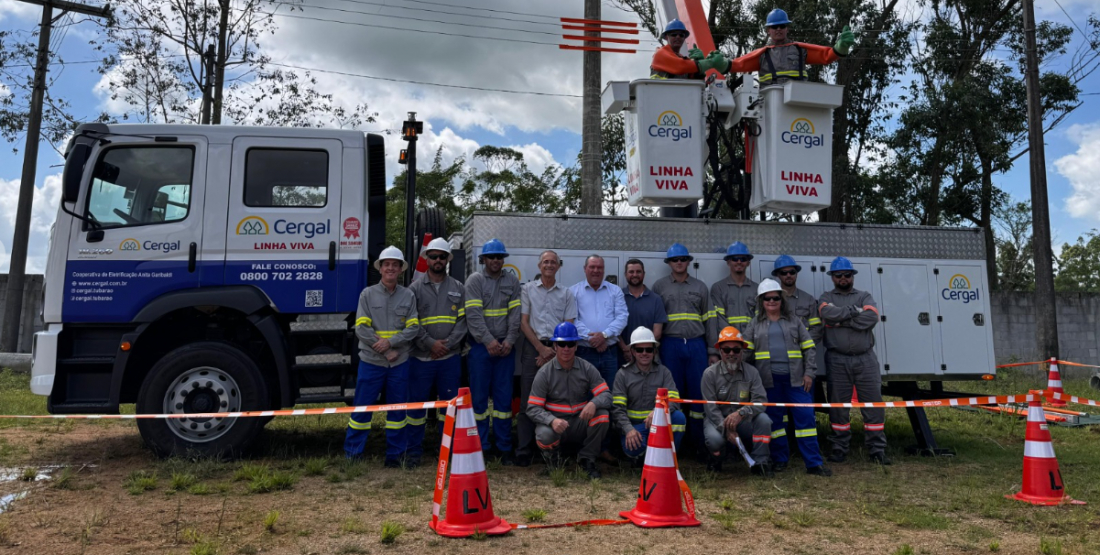 Cergal avança em inovação com a aquisição de caminhão Linha Viva
