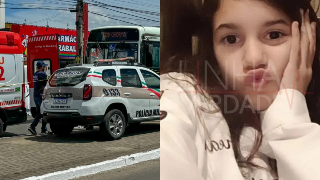 Identificada a adolescente de 12 anos atropelada por ônibus em Criciúma