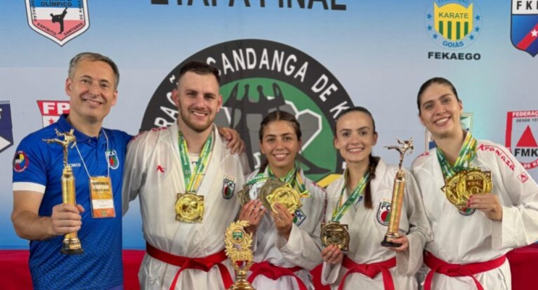 Karatê de Tubarão brilha no Campeonato Brasileiro com conquistas históricas