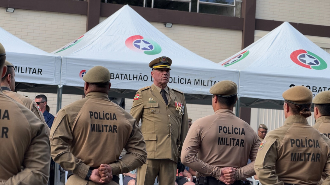 Vilson Schilickmann assume 8º Comando Regional de Polícia Militar em Tubarão