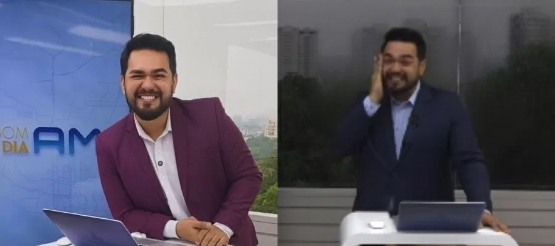 Brasil: jornalista deixa jornal ao vivo para ir acompanhar nascimento da filha