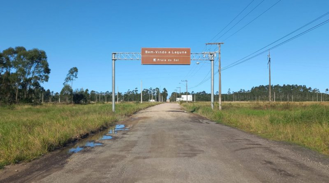 Obras interrompem trânsito de acesso à Praia do Sol até segunda-feira