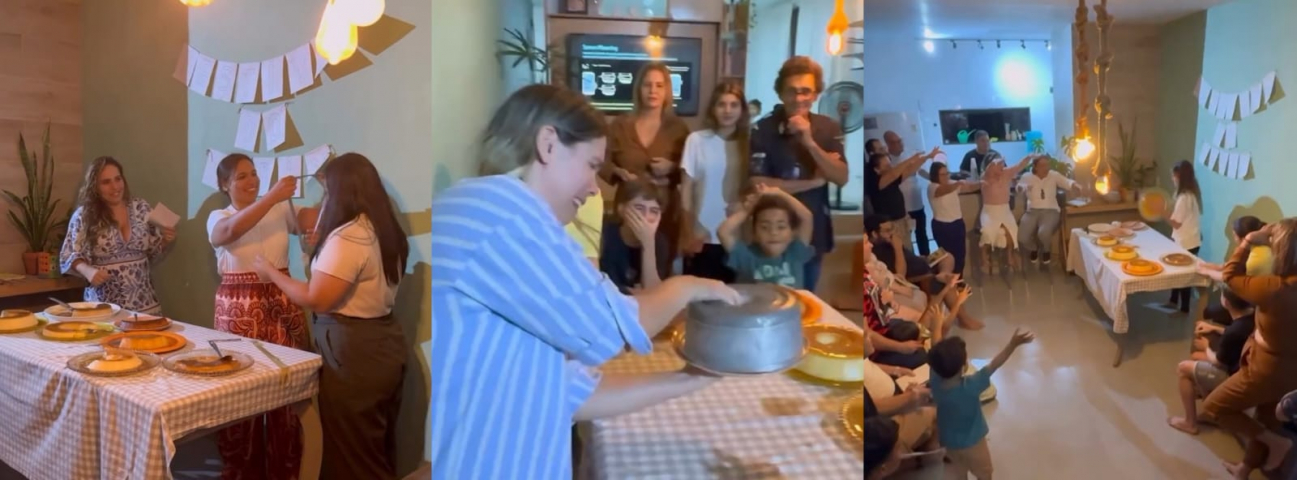 Vídeo: Família faz homenagem para tia com competição de pudins