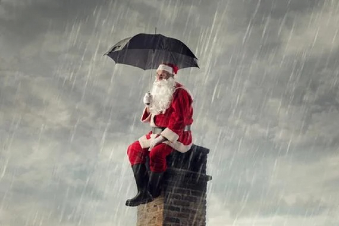 Chuva isolada marca véspera de Natal em SC e frente fria traz instabilidade nesta quarta (25)