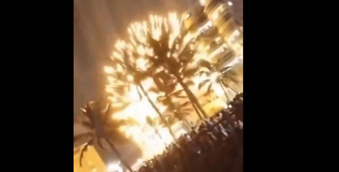 (Vídeo) Fogos de artifício atingem prédio e deixam feridos na virada do ano em Navegantes