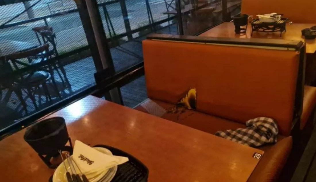 Em SC: Mulher queima 32% do corpo após fondue explodir em rodízio