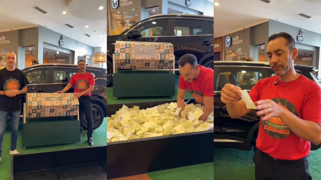 Farol Shopping premia cliente com Tiggo 0km em sorteio nesta segunda-feira (6)