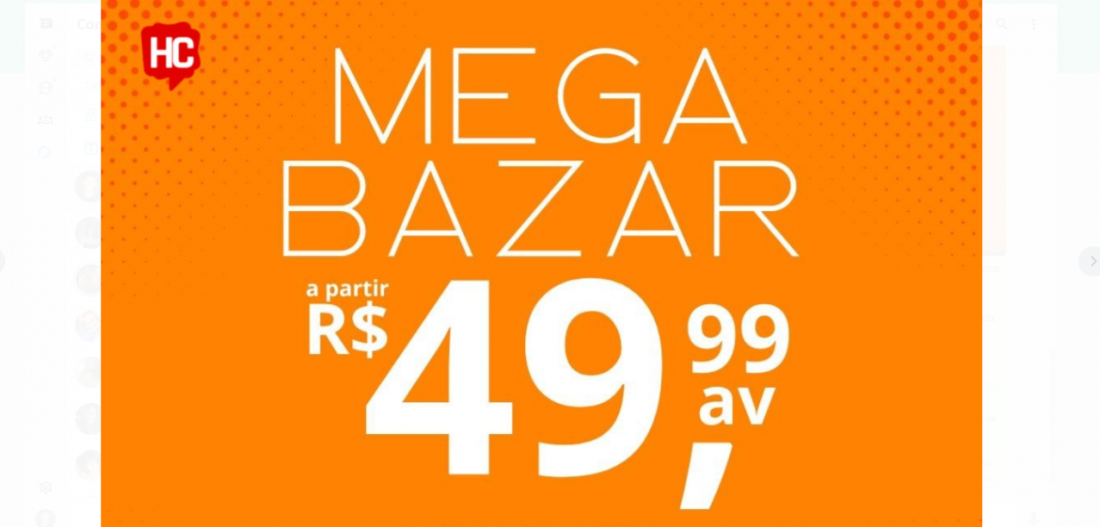 Mega Bazar oferece calçados a partir de R$ 49,99 em Tubarão