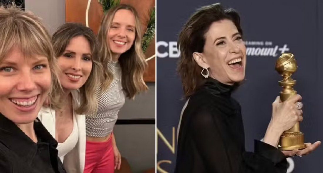 Apresentadoras argentinas zombam a vitória e aparência de Fernanda Torres no Globo de Ouro