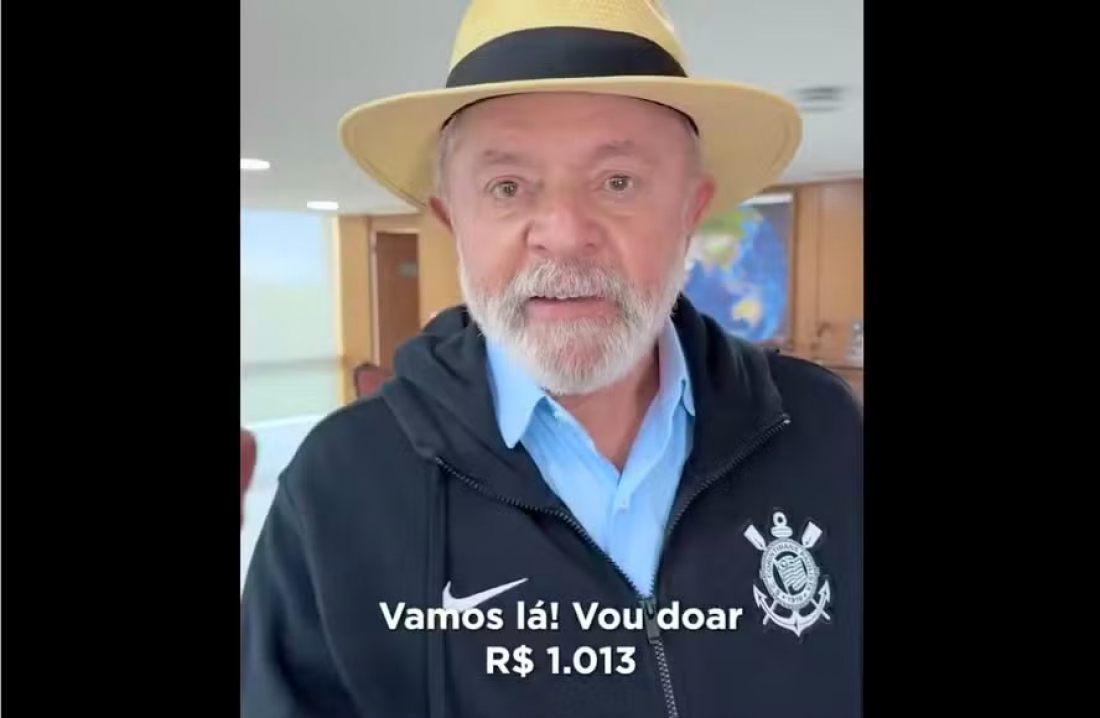 Lula faz Pix para o Corinthians e nega taxação do mecanismo
