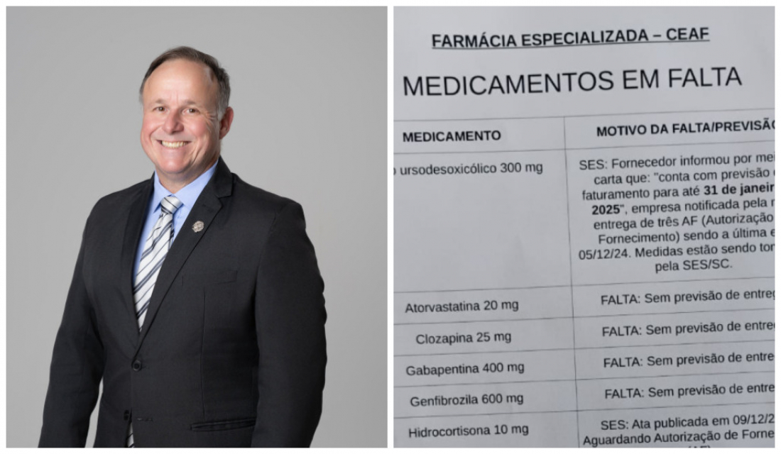 Exclusivo: Secretário de Saúde de Tubarão fala sobre chegada de medicamentos faltantes na Farmácia Básica: 'prazo de 20 dias'