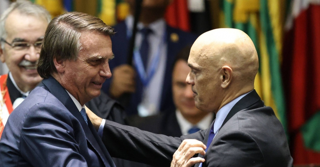Moraes nega pedido de Bolsonaro para ir à posse de Trump nos EUA