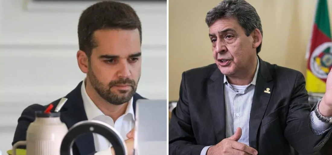 Governador Eduardo Leite e prefeito Sebastião Melo oferecem ajuda ao povo catarinense após chuvas severas