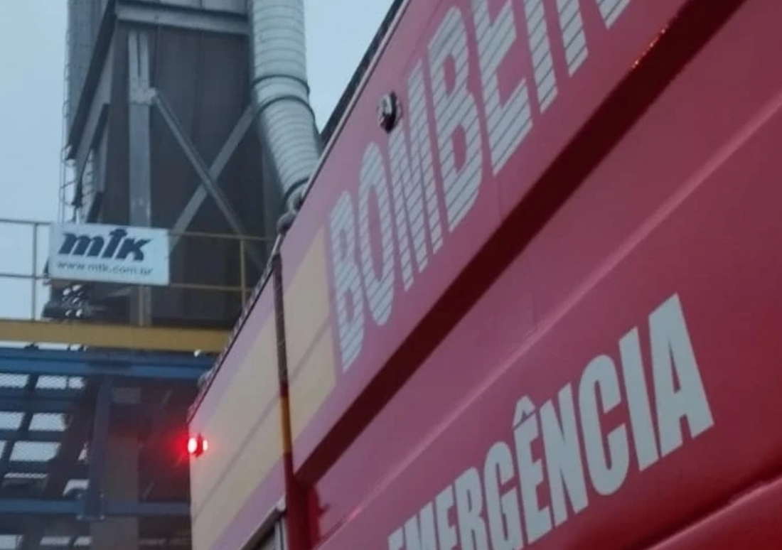 Incêndio atinge fábrica de móveis no sul do estado