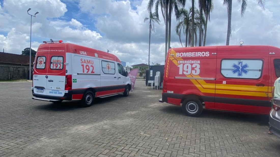 Jovem é resgatada após ter mão presa em máquina de moer cana em SC