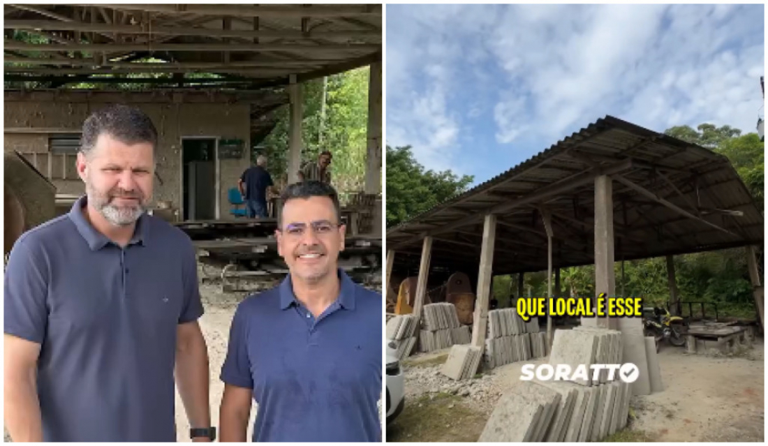 (Vídeo) Fábrica de artefatos de concreto de Tubarão será reativada, anuncia prefeito Soratto