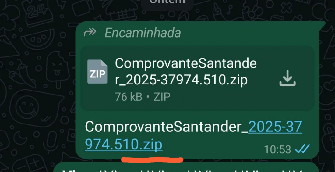 Atenção ao golpe do 'comprovante.zip': entenda como se proteger