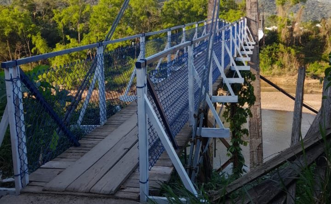 Ponte Pênsil do bairro São João MD/Bom Pastor terá manutenção neste fim de semana