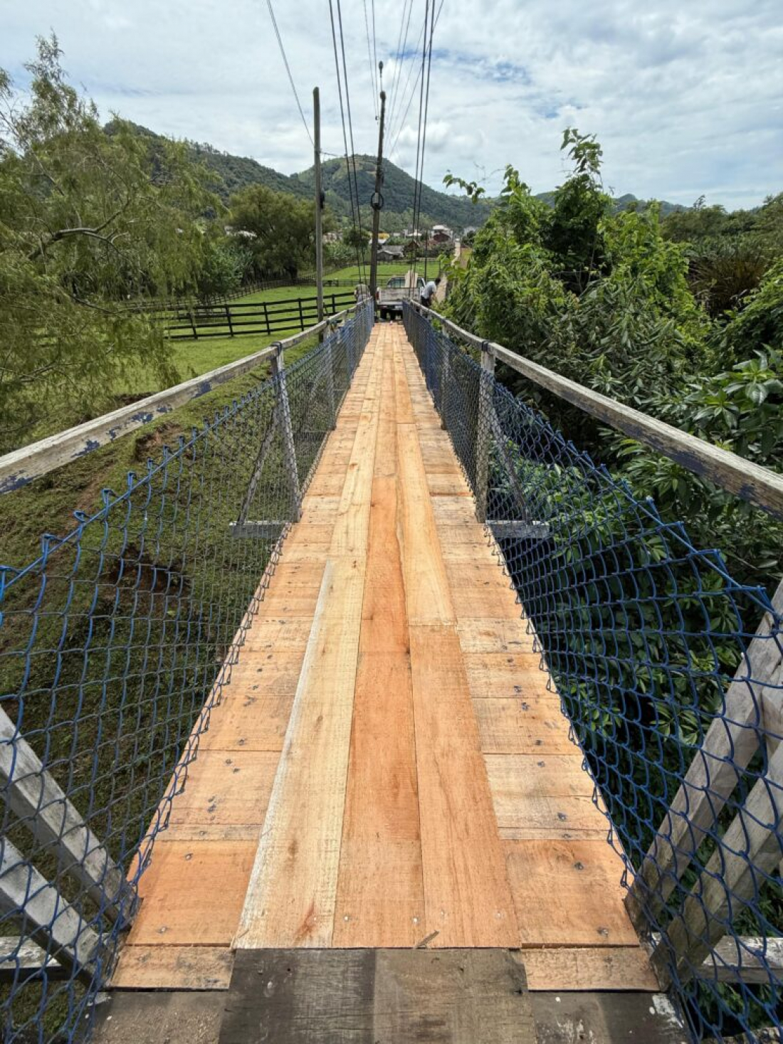 Ponte Pênsil entre Bairros Bom Pastor e São João (MD) passa por reforma neste fim de semana