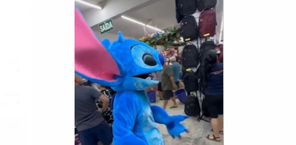 (Vídeo) Top Brasil encanta crianças com evento especial e a presença de personagem Stitch