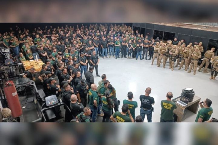 Megaoperação contra crime organizado mobiliza mais de 400 agentes em SC e PR