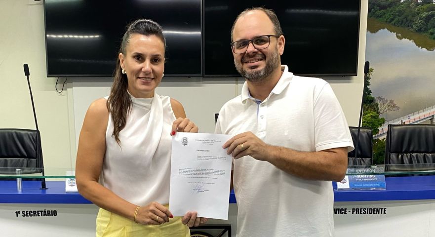 Paula Anacleto de Souza assume Procuradoria da Mulher na Câmara de Tubarão