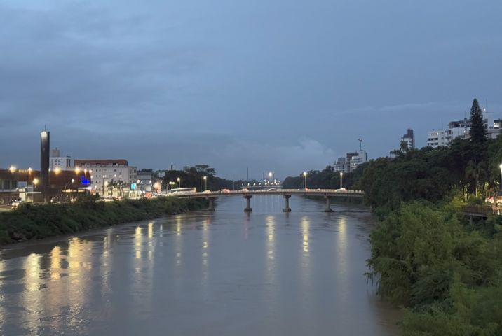 Semana será marcada por chuvas constantes e possibilidade de temporais em Tubarão