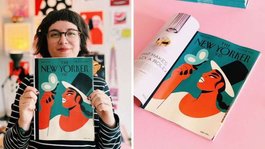 Artista de SC desenha capa da revista New Yorker, uma das mais importantes do mundo