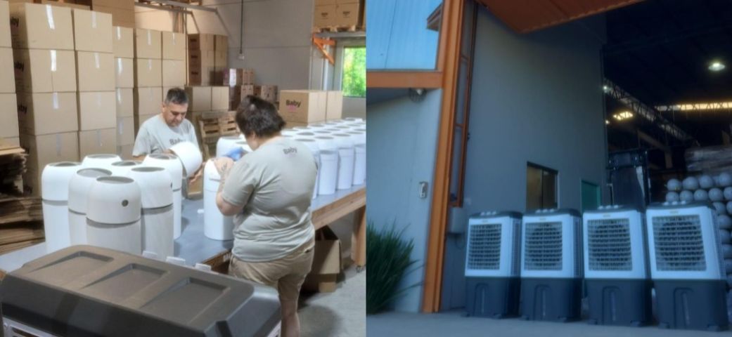 Diante do forte calor, empresa tubaronense investe em climatização para funcionários 