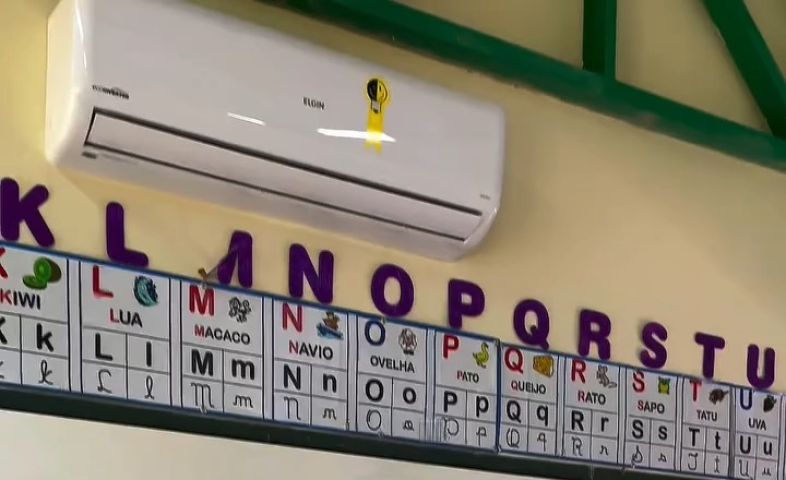 Escola Martinho Ghizzo recebe nova rede elétrica e alunos finalmente podem usar ar-condicionado