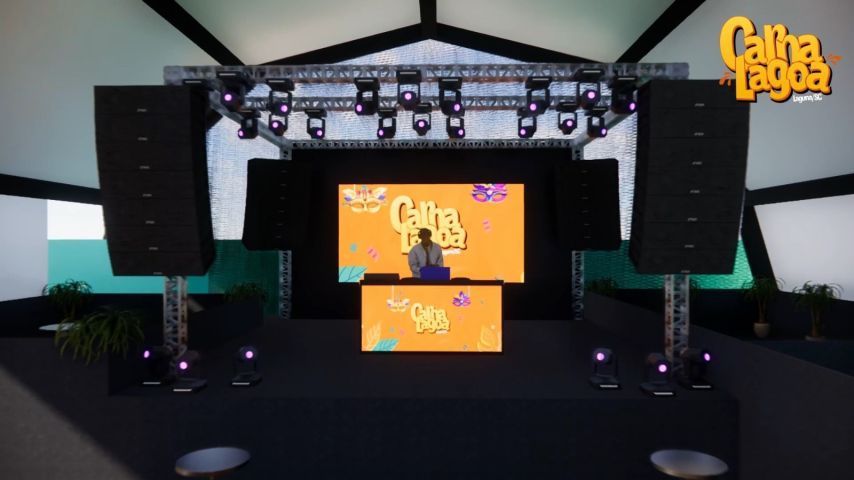 (VÍDEO) Carnalagoa divulga maquete da super estrutura que está sendo preparada para o sábado de carnaval